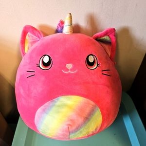 Squishmallow Lizette 12" Exclusive Pink Cat Unicorn